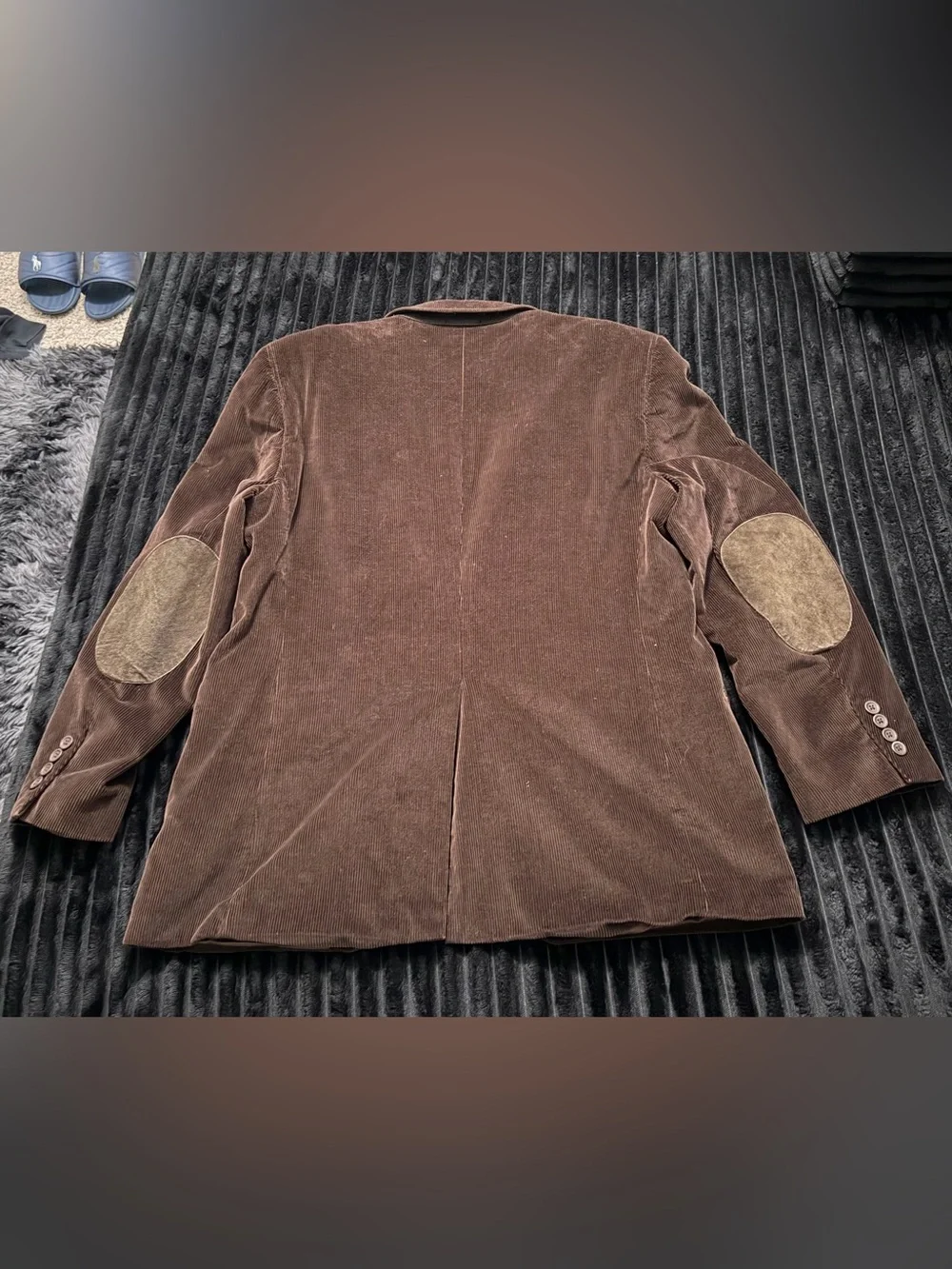 Stafford Dark Brown Corduroy Sport Coat